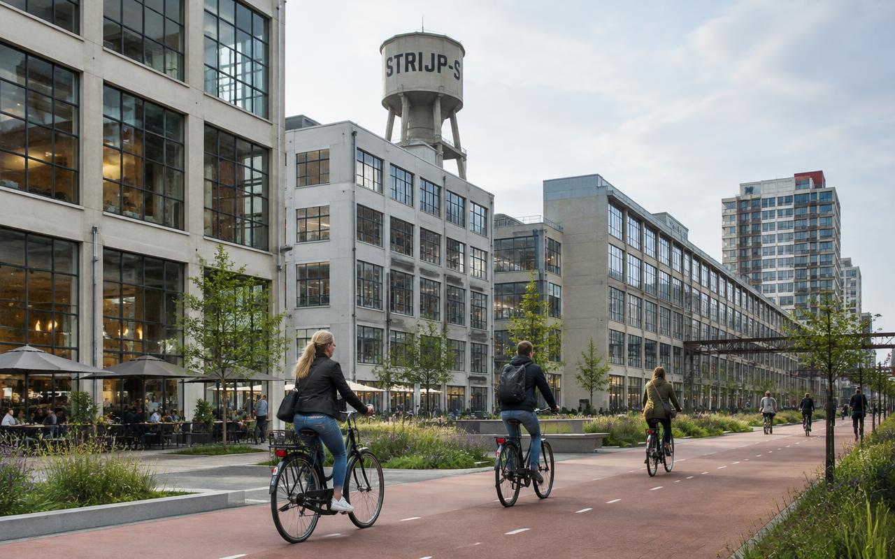 Street scene in Eindhoven, Netherlands